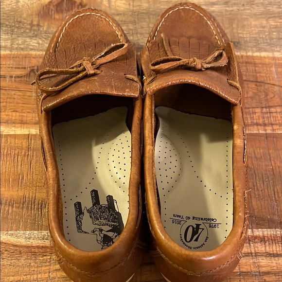 SAS Brown Leather Loafers with Tassels, Women’s Size 9, Run Small - Picture 3 of 8